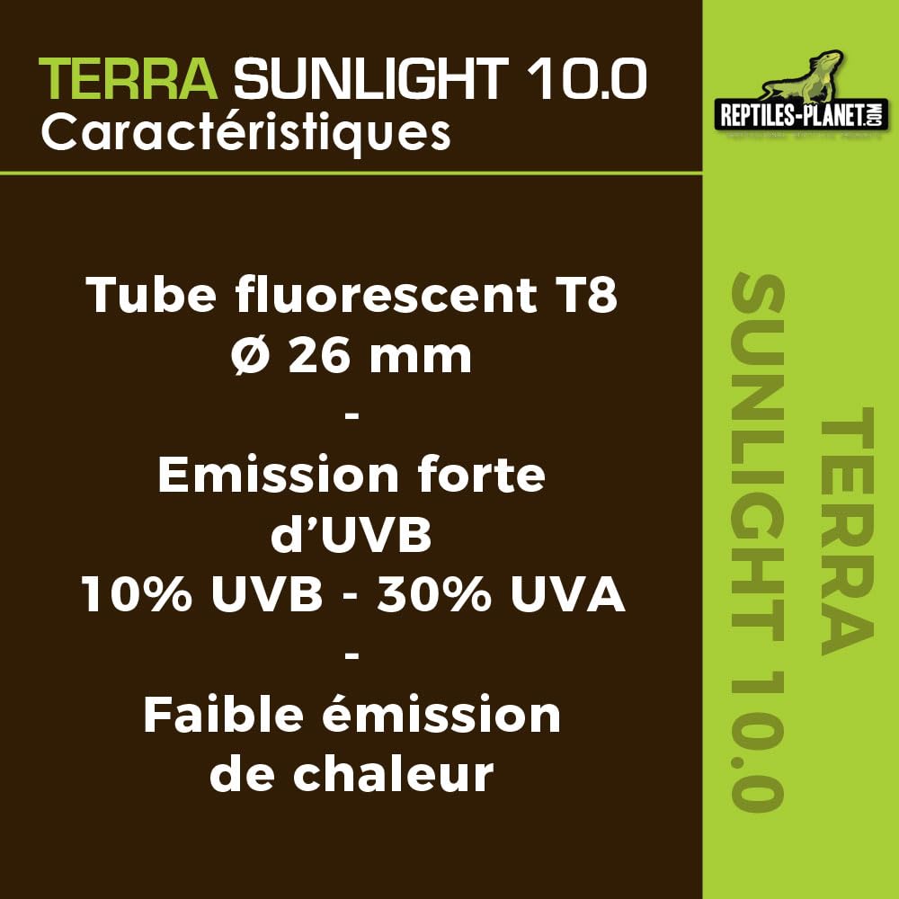 Reptiles Planet Terra Sunlight - T8 10.0 Wüsten-Terrarium Beleuchtung