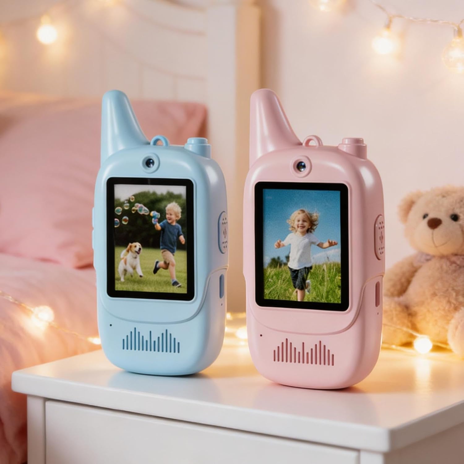 Kids Video Talking Toys, Two-Way Talking Device, Long Range Feature with Portable Build, Family Play Gear for Teens and Kids, Adventure Style Outdoor Accessory, Home Supply for Son Daughter