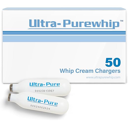 Ultra-Purewhip N2O Whipped Cream Chargers 50-Pack