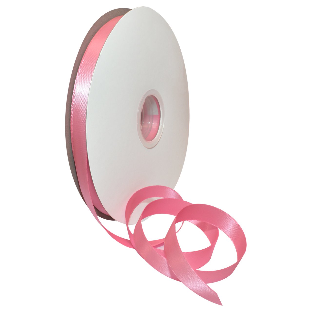 Ruban satin double face rose géranium Morex Ribbon pour créations