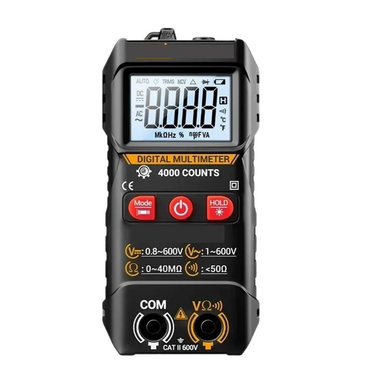 Multimètre automatique 4000 points pour mesurer la tension et trouver les pannes