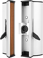 Vista 9 de Baomain Juego de manijas de puerta corredera con espaciado de agujeros de 3", de C a C, montaje en superficie con cierre de abrazadera