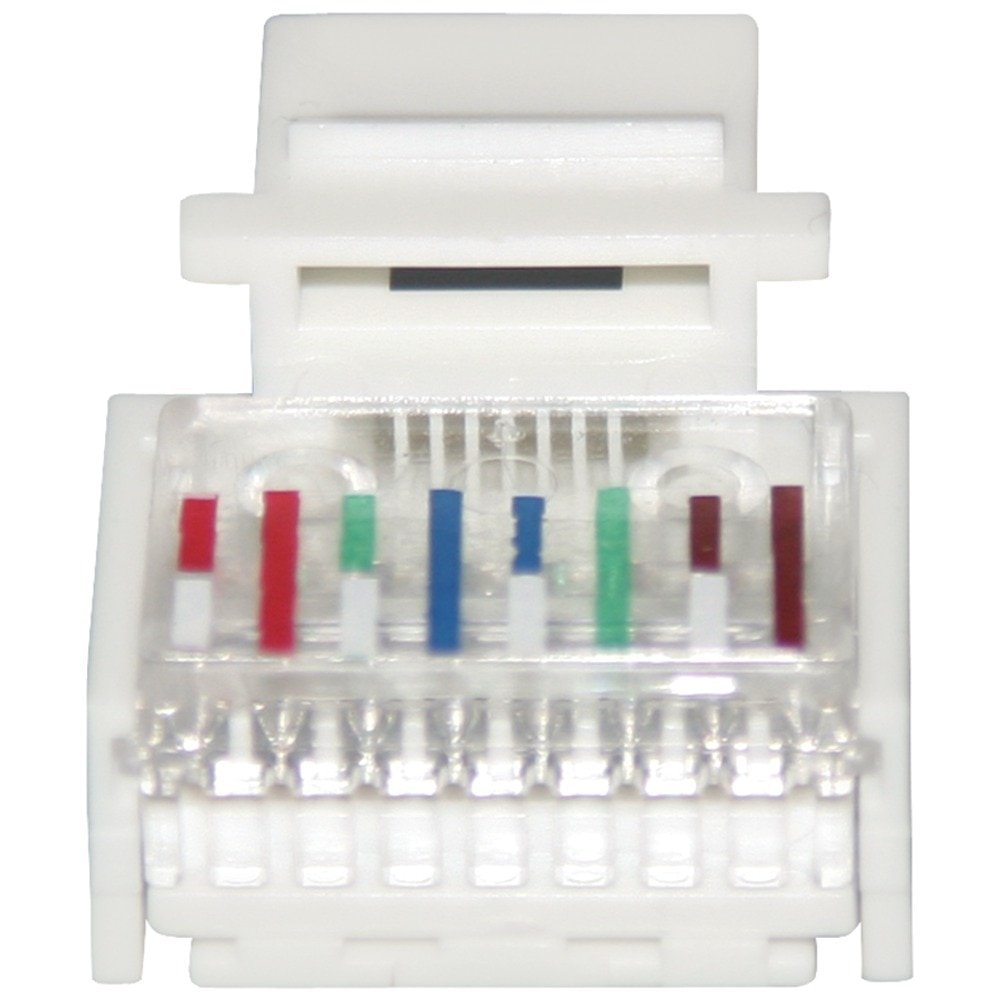 AXIS Petra Pet11-0911 Cat-5E Keystone Jack (PET11-0911,White)