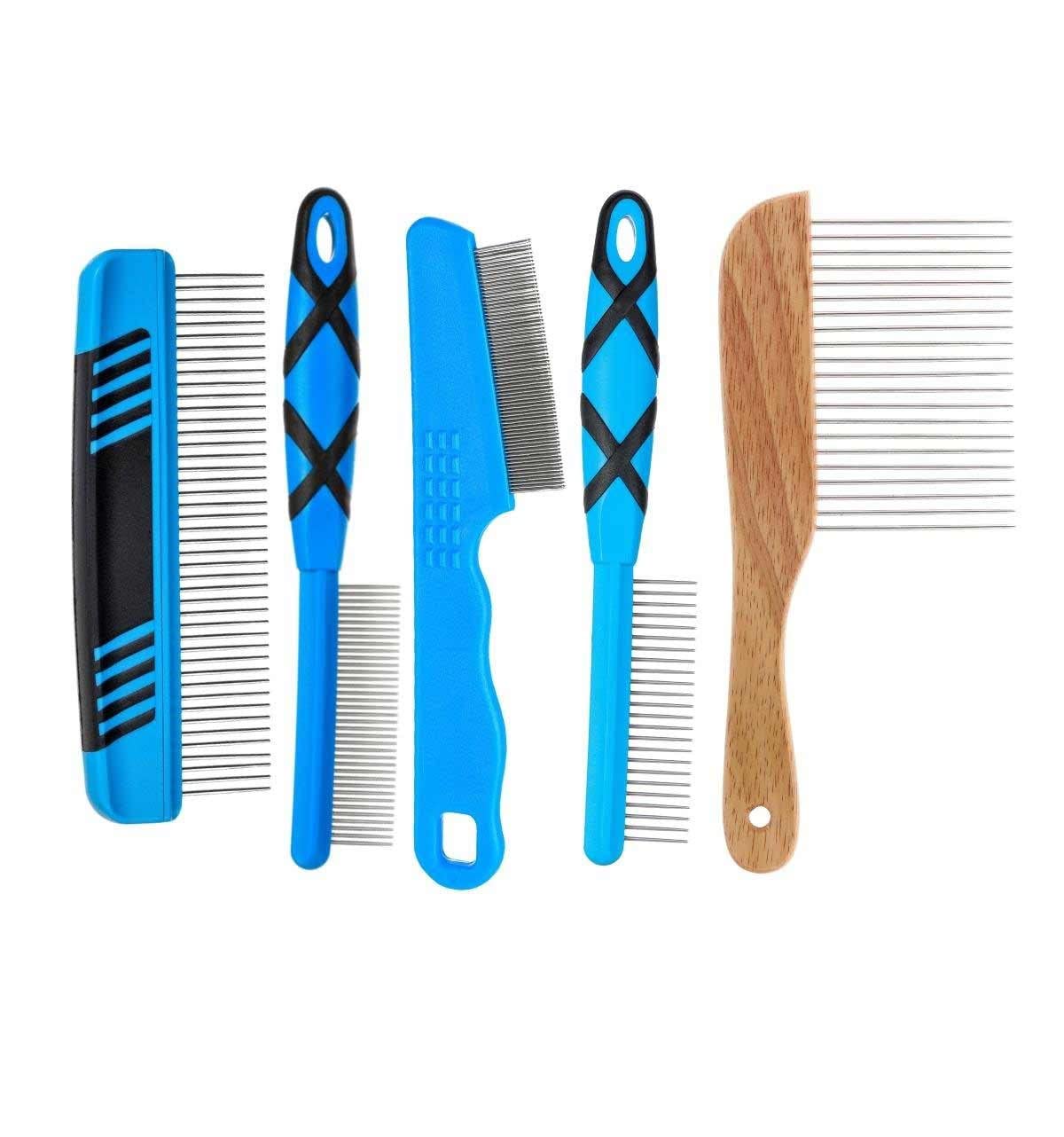 Pro Dog Grooming Combs Groomers Tools 6 Selections DIY Kits Available Too (Full Set - All 6 Tools)
