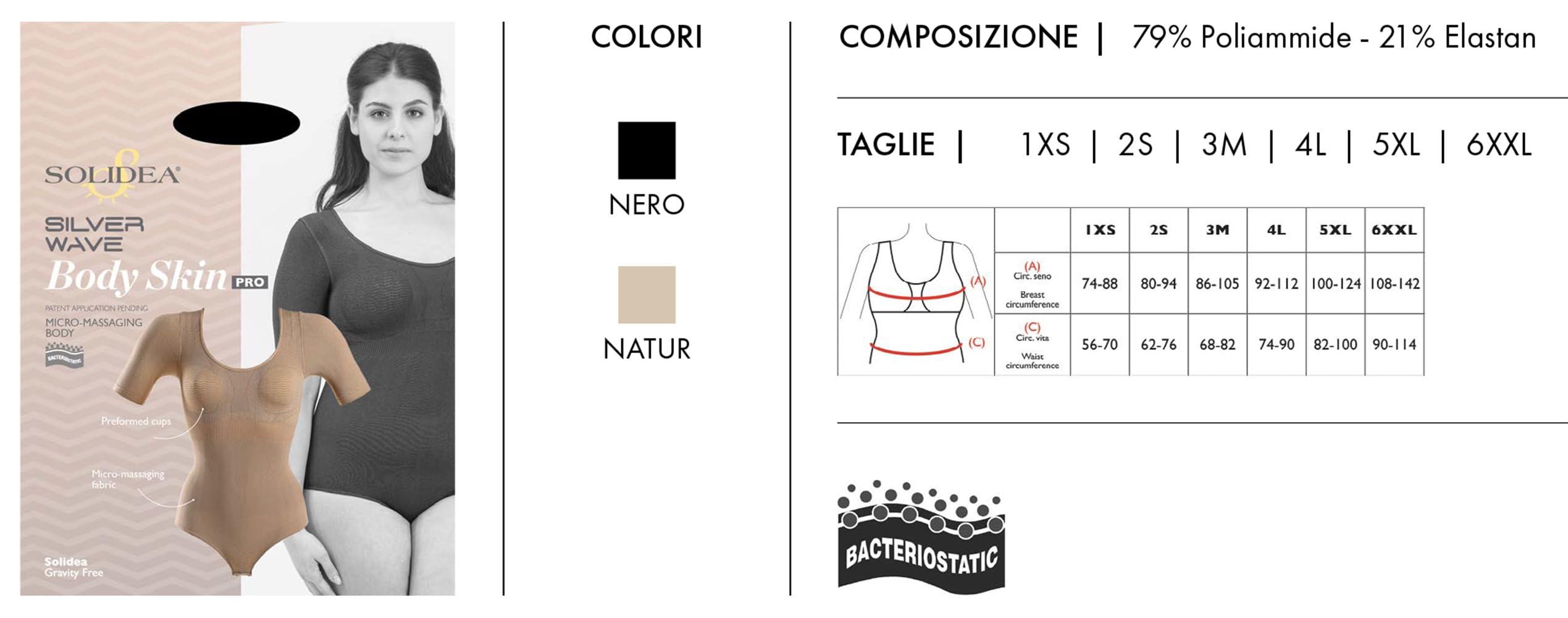 SOLIDEA SILVER WAVE BODY SKIN PRO Body Canotta Micromassaggiante