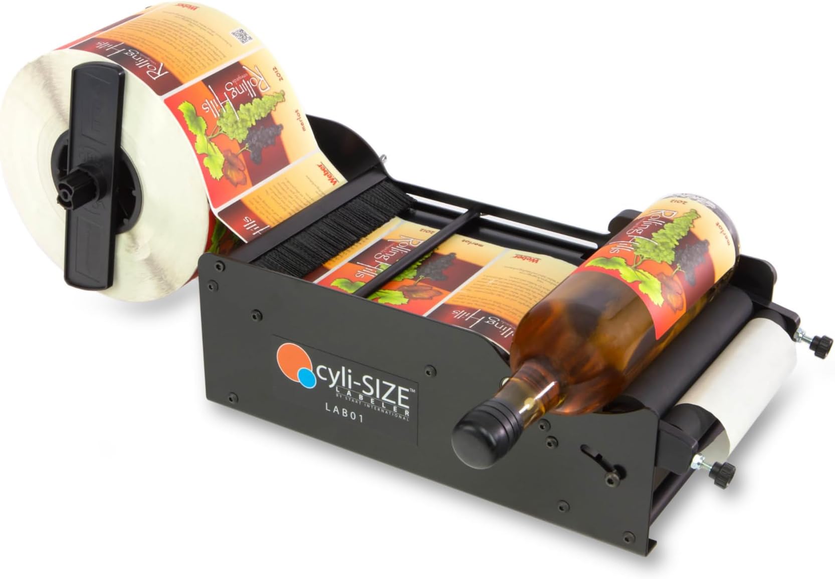 START International LAB01 Manual Bottle Label Applicator