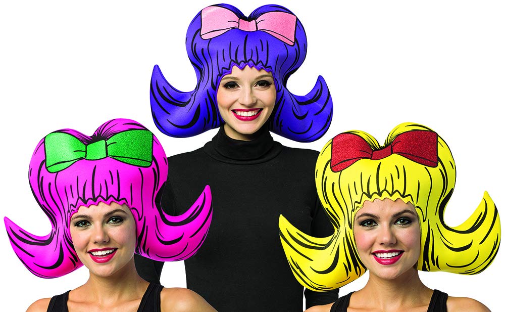 Rasta Imposta Cartoon Bouffant Foam Wig Assortment