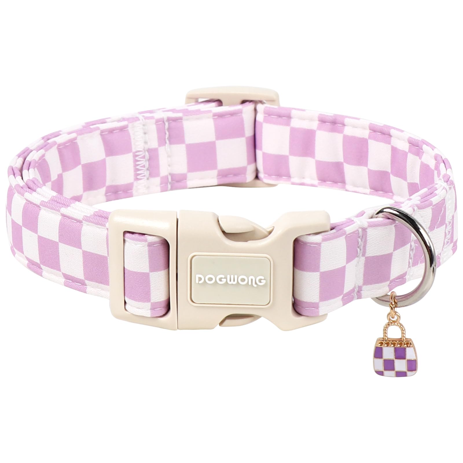 DOGWONG Ducky Pattern Cute Collar, Spring Summer Female Male Collars Pets Gift Adjustable Heavy-Duty Duck Pet Collars for Small Dogs, Neck 11-16 inches — view 21