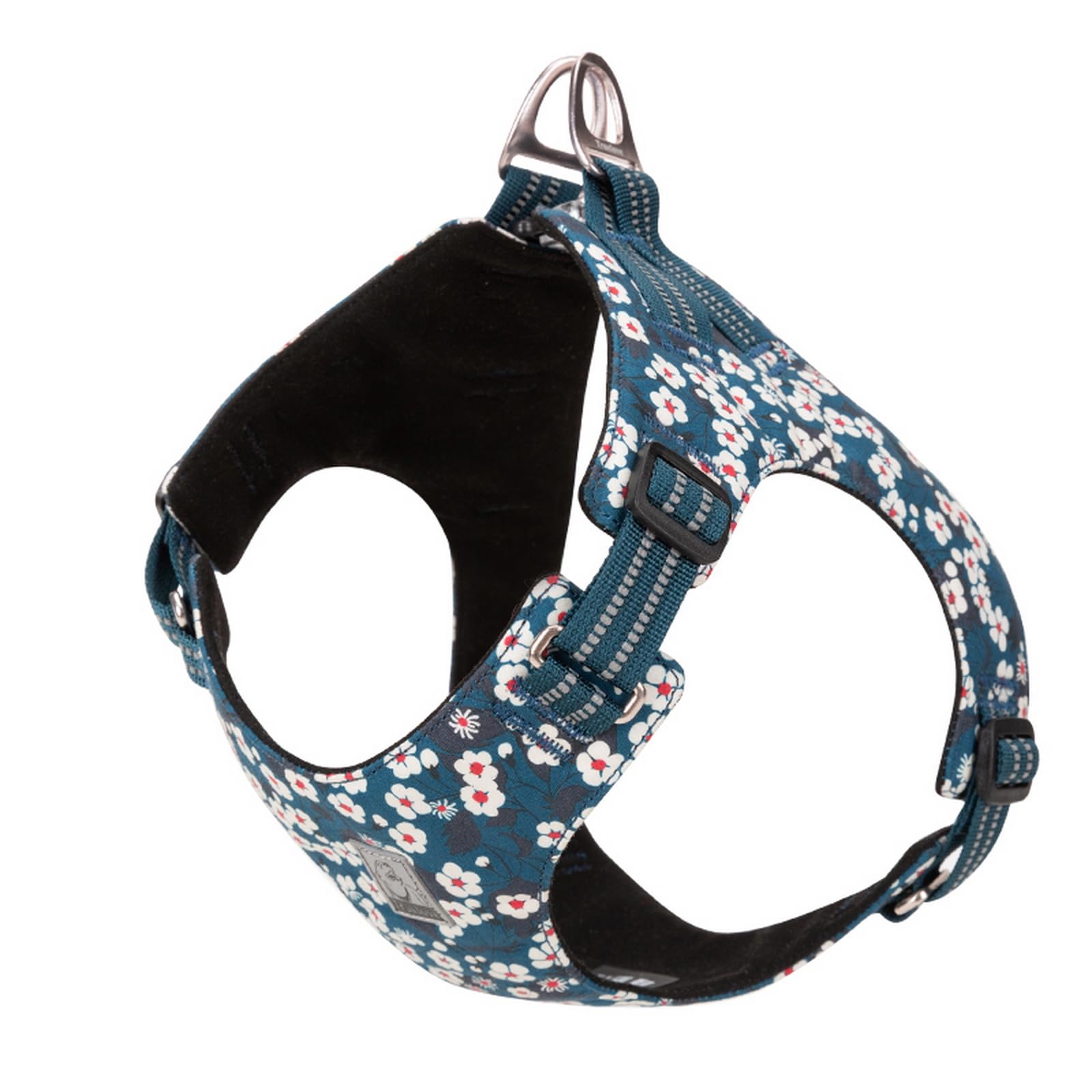 Truelove Pet Harness Floral Floral Doggy Harness Dog Vest Type Dog Walking Chain Small Medium Puppy Cat Printed Cotton TLH1912