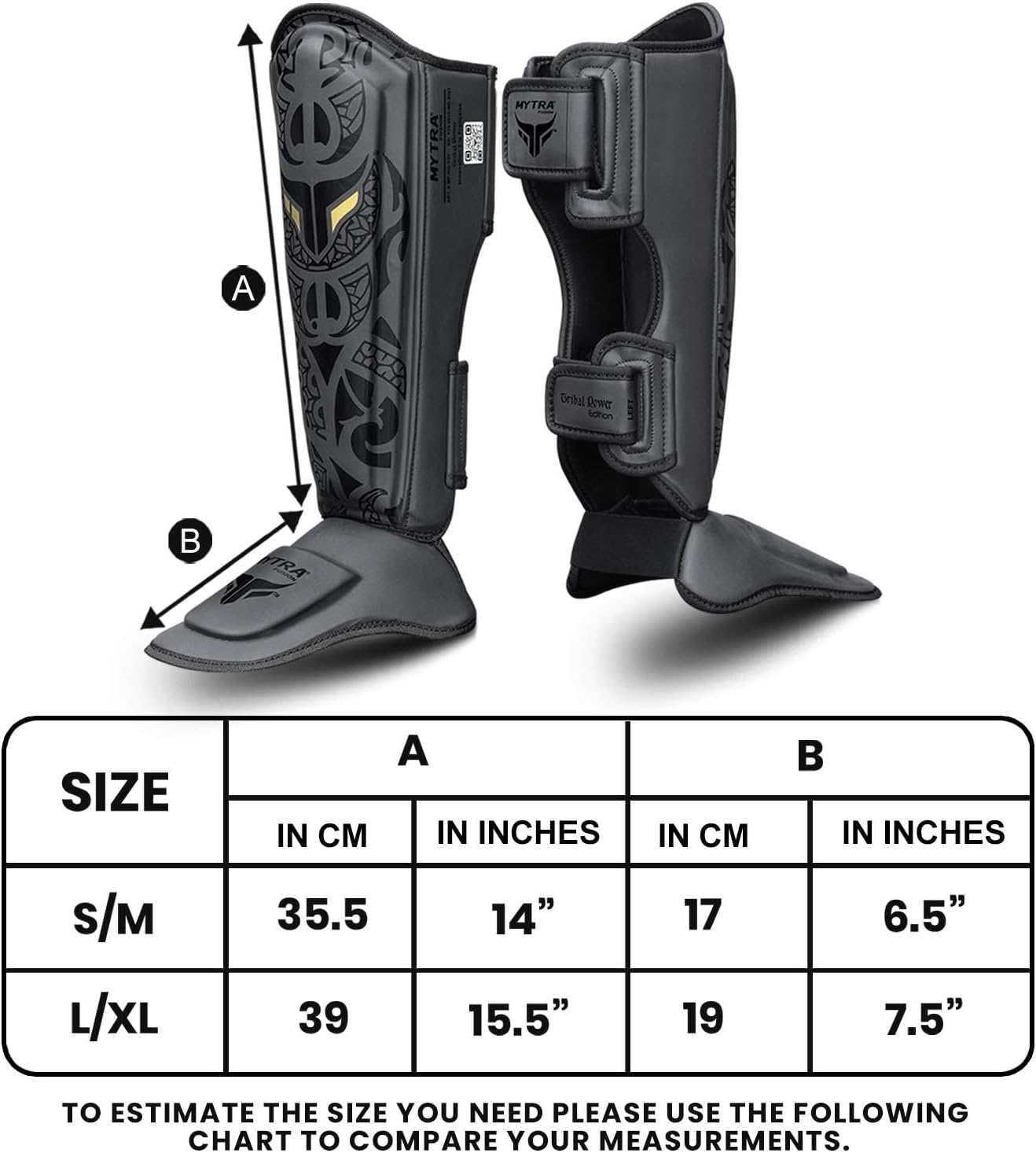 Boxing Shin Pads Men and Women - EVA Foam Protector with Adjustable Straps and Elastic Foot Bands | Kickboxing, Muay Thai & MMA Training Shin Pads