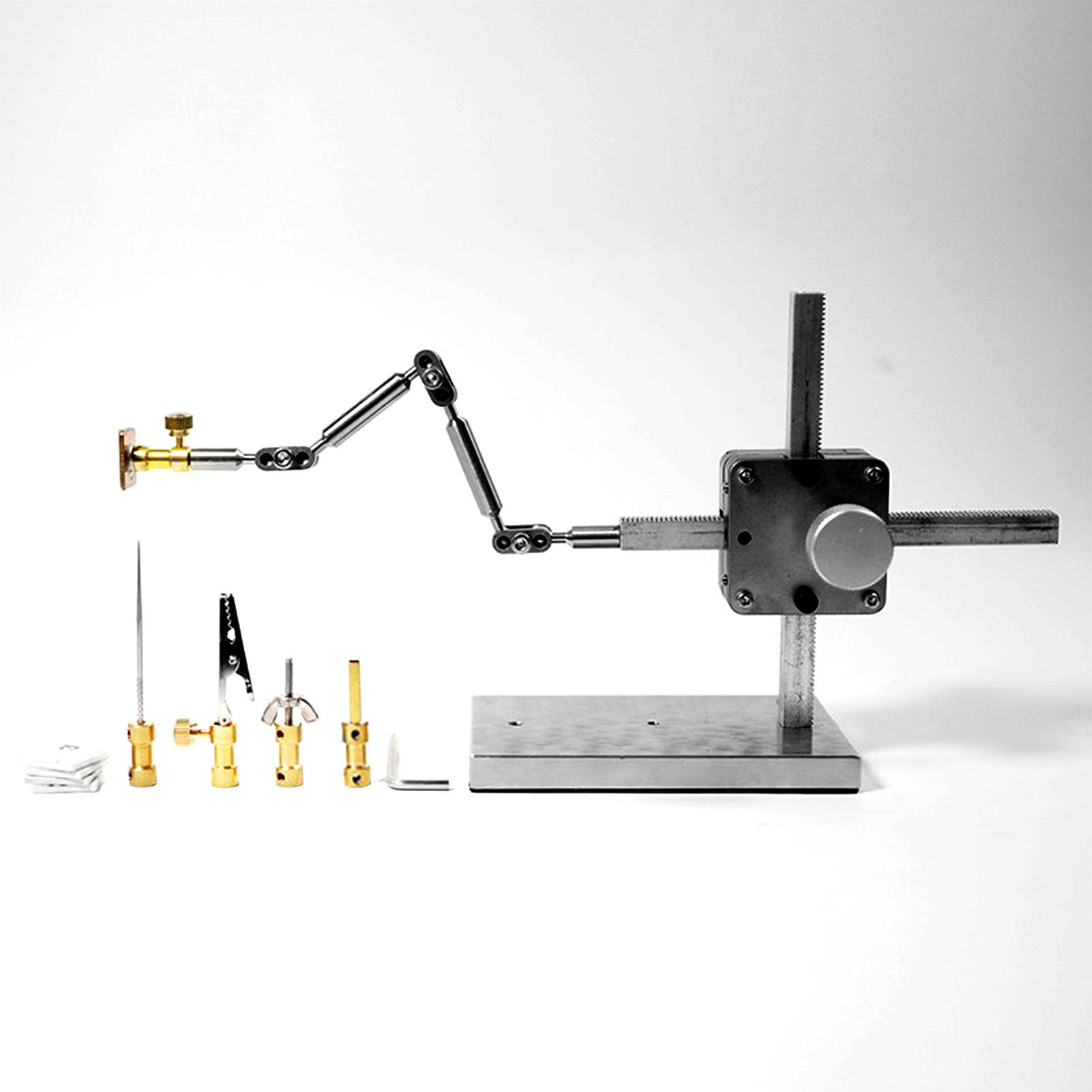 Stop Motion Animation Kit, Gimbal with 16cm Two-Way Rails, DIY Stop Motion Armature Kits, Support Your Charactor's Movement,Stainless Steel Rig Arm