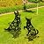 Rngmsi German Shepherd Metal Garden Stakes Yard Decor, 2PCS Black Dog Silhouette Statues Garden Decorative Gifts for Yard Art, Patio, Outside, Lawn Ornaments, Christmas, Backyard