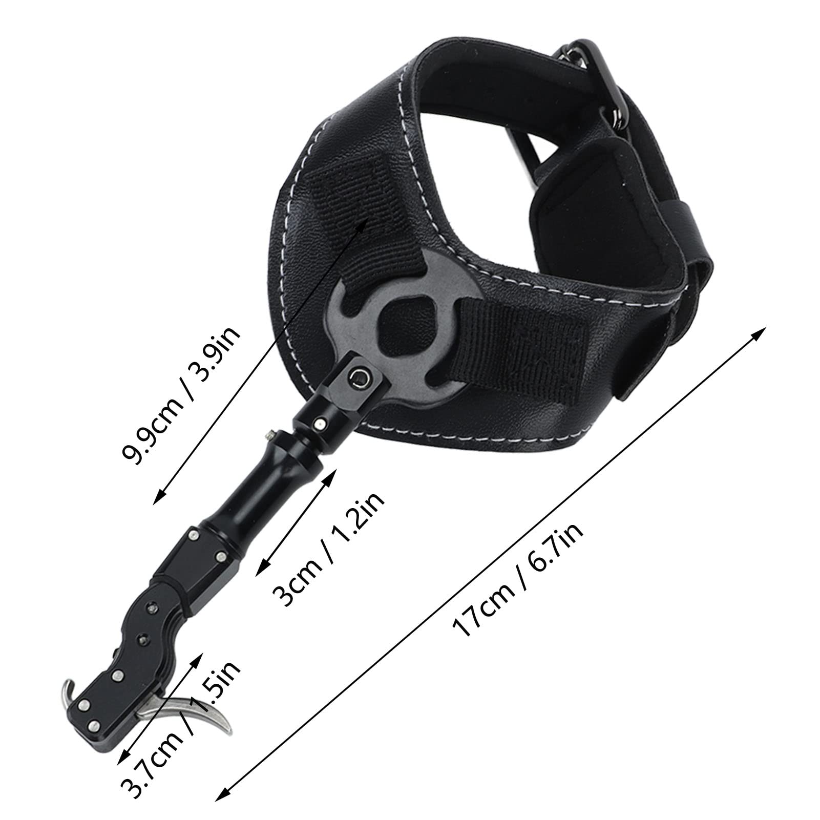 Drfeify Trigger Aiuto di Rilascio di Tiro con l'Arco, Accessori Tiro con l'Arco Spargitore del Polso Freccia Compound