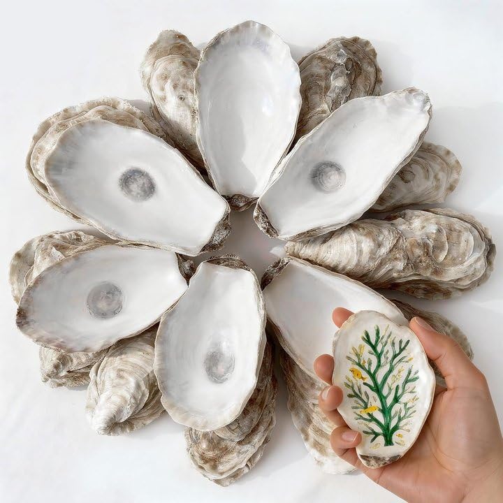 VMEECARL 30Pcs 4"-5" Concave Oyster Shells - vase fillers | Mubboo