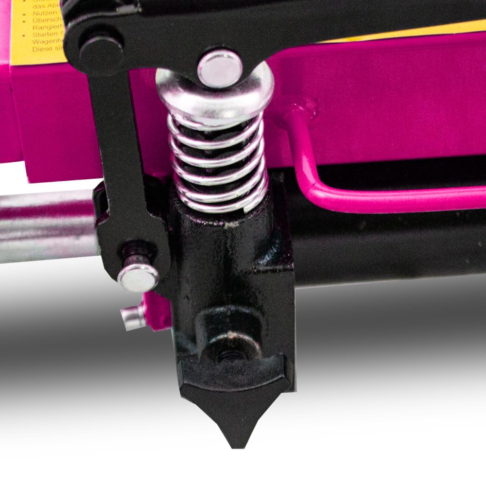 BITUXX 4 Stück PKW Rangierhilfe Rangierheber hydraulisch Wagenheber Auto Rangierroller Rangierheber belastbar bis 680 kg pro Rangierroller (Magenta)