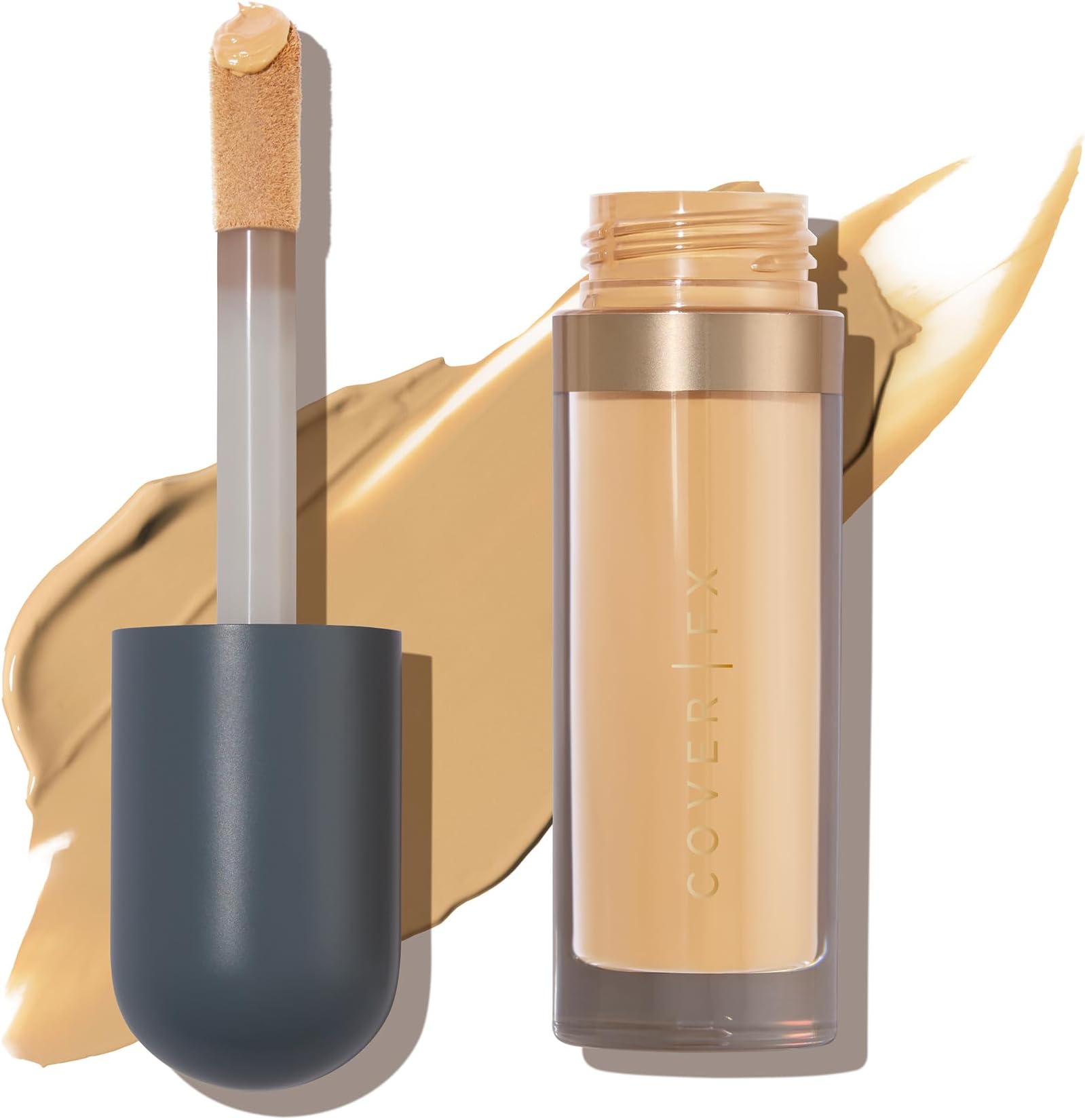 Skin Discovered Longwear Full Coverage Concealer | Buildable Crease-Resistant High Coverage Formula Conceals, Corrects, and Brightens | M4-Medium to Tan Golden Neutral Undertone