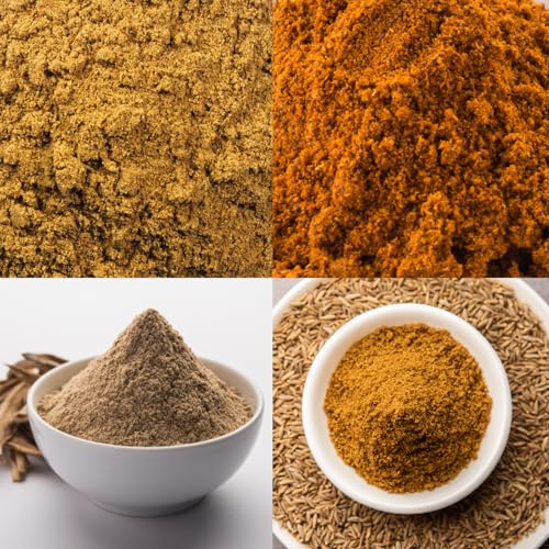 Image of Zoff Chaat Starter Spices Kit 5 Exotic Blends | Pure & Fresh Masala | No Added Color or Preservatives | 500g