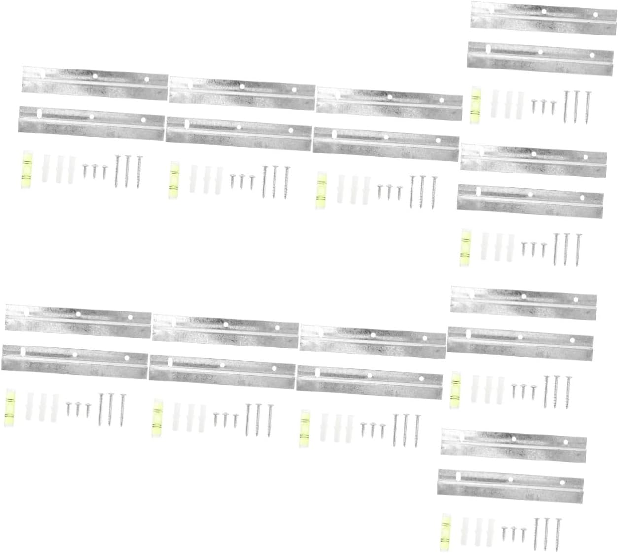 10sets French Cleat Interlocking Picture Frame Hardware for Hanging Mirrors Artwork and Shelves Easy to Install Compact Design for Home and Gallery Use