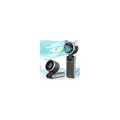 PlayHot Portable Handheld Turbo Fan, 5 Gear Wind, Battery Operated,
