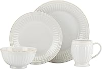 Vista 7 de Vajilla Lenox Perle francés, Blanco