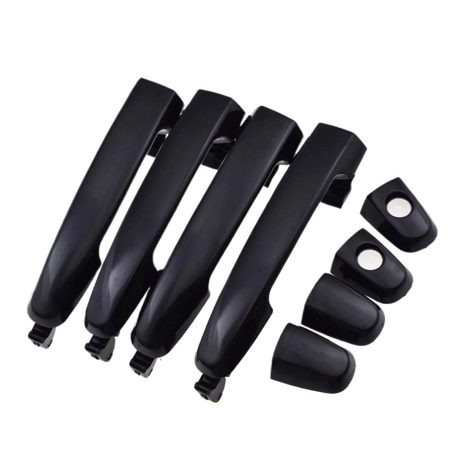 Hillar Front Rear 4 Sides Door Outer Handle For Toyota For Camry For Corolla For Rav4 For Prius For Yaris 2001-2014 Outside Door Handle 69211Aa020, 69211-Aa020(Front Rear 4 Sides)