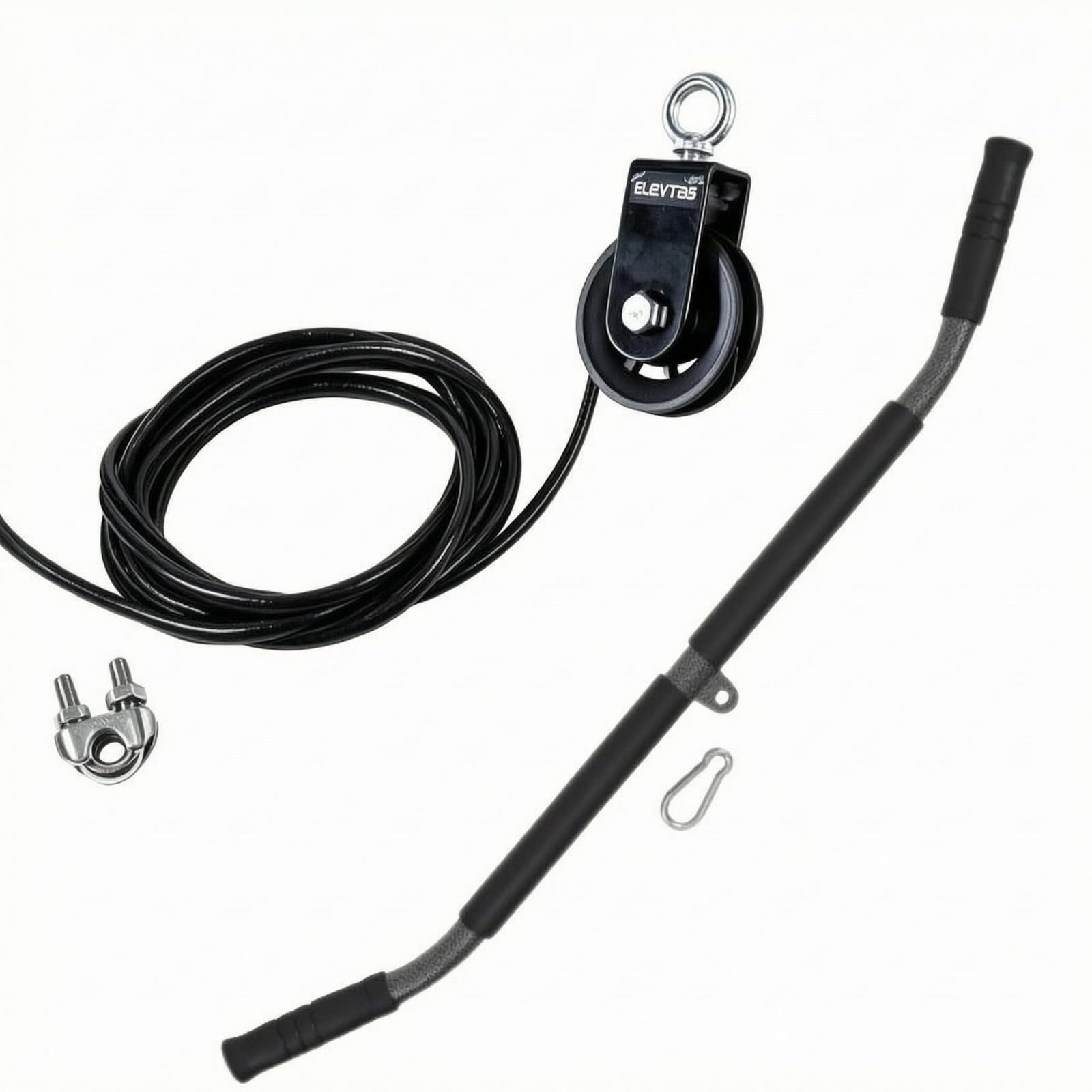 Metal Hardware Cable Pulley Accessory Durable Pull-Down Pulley Black LAT Pulldown Handle Compact, F106 25M Adj L Blk | Sporting Goods | Fitness Running & Yoga | Strength Training-image-19