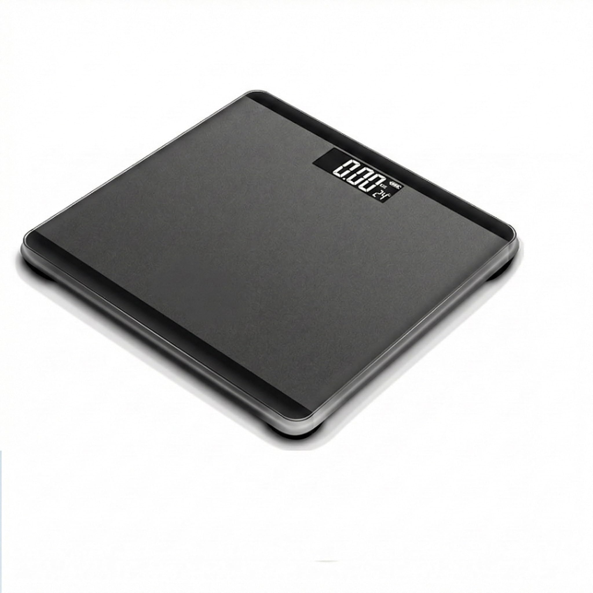 Digital Bathroom Scale with Auto On/Off, Tempered Glass, LCD Display, 180kg Capacity, 25x26cm, Grey-picture-53