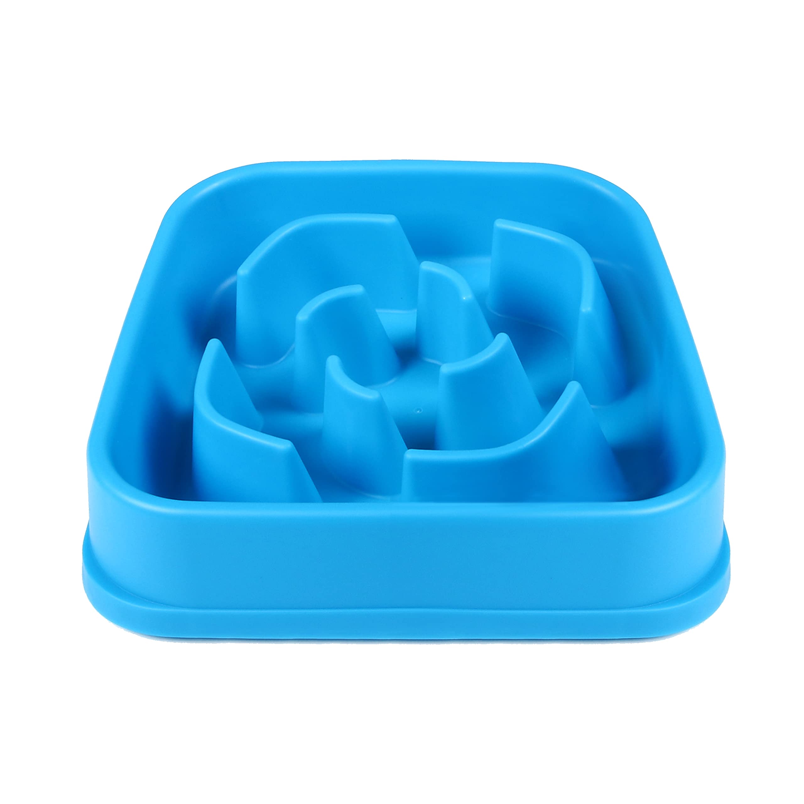 Dexas Seek and Snack Slow Feeder Maze with Non Slip Feet, 6 Cup Capacity, Blue (PW3062194)