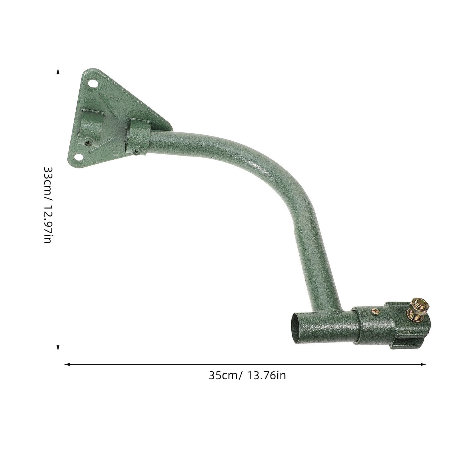 Staffa per Ventilatori da Parete in Ferro Verde, Supporto Versatile e Sicuro per Ventilatore da Muro, per Festa Estiva e Uso Industriale