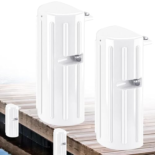 JYINCPED Dock Bumper Fender,Boat Dock Bumpers for Edge or Side | Marine Fender Guard Vertical Protection, Durable Construction,UV Resistant,Includes Stainless Steel Mounting Hardware