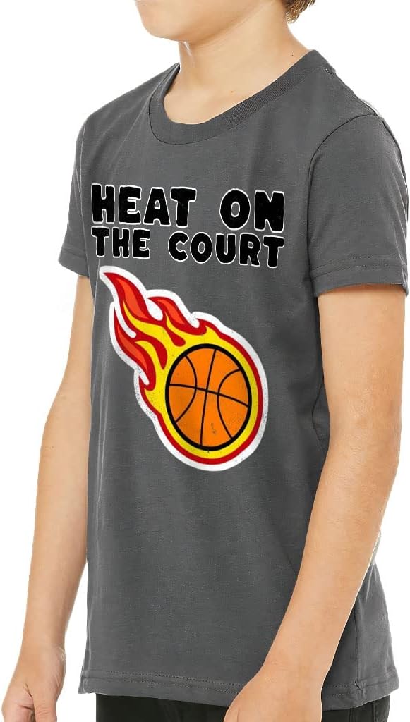 Cool Basketball Kids' T-Shirt - Cute Design T-Shirt - Quote Tee Shirt for Kids