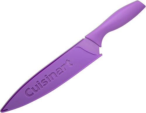 Juego de 12 cuchillos, de la marca Cuisinart, cuchillo de chef 8", Púrpura