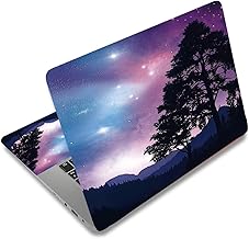 SUPERDANT Starry Sky Laptop Skin Sticker Decal Universal Laptops Notebook Skin Sticker 12 13 13.3 14 15 15.4 15.6 Inches Vinyl Laptop Cover Stickers Removable Notebook Personalized Protector