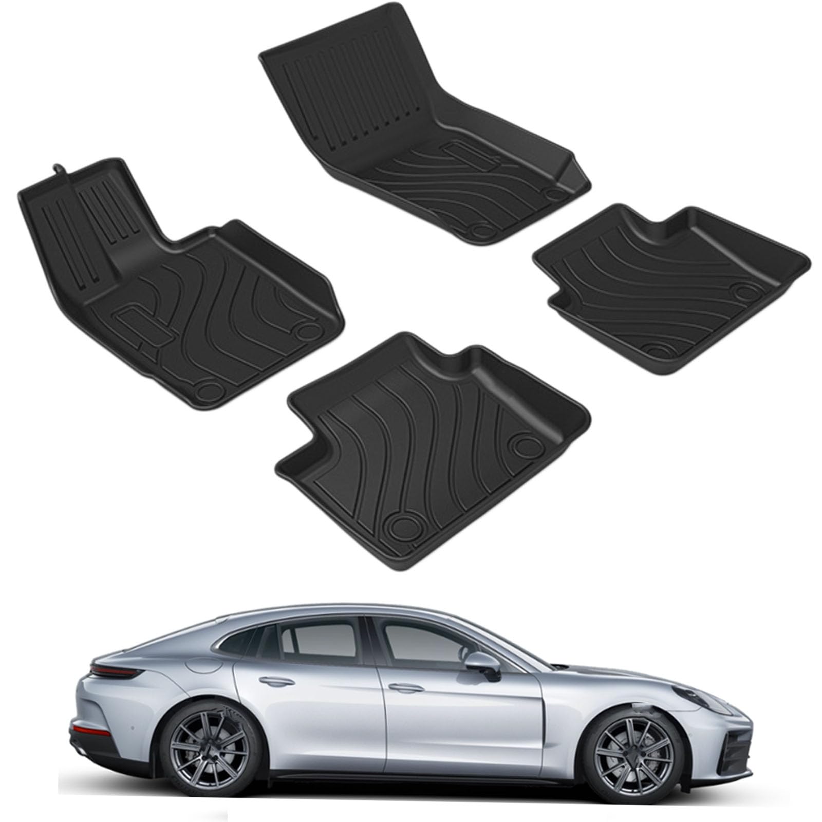 PAPEP Floor Mats for Porsche Panamera Standard Wheelbase 2024-2026 RHD