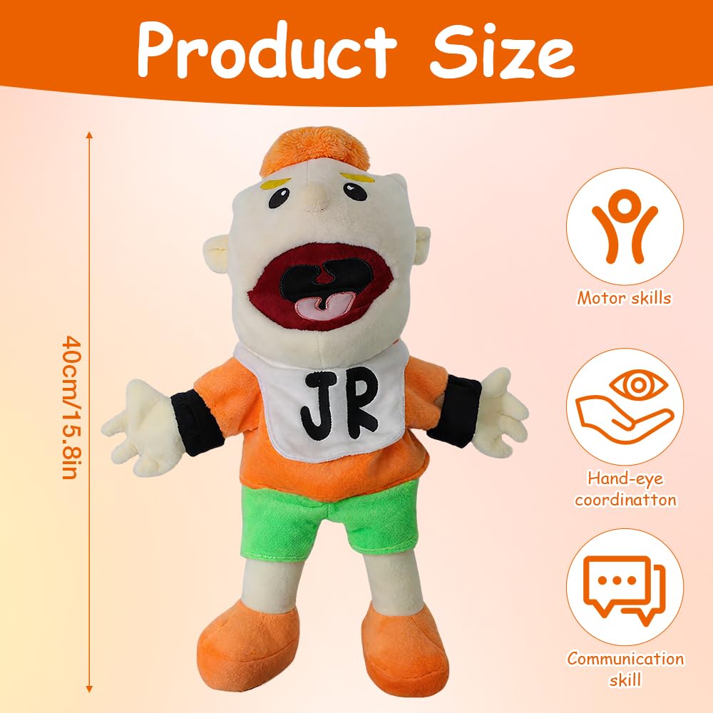 Jeffy Puppet Plush Toy Doll, 40cm Jeffy Hand Puppets - Image 4