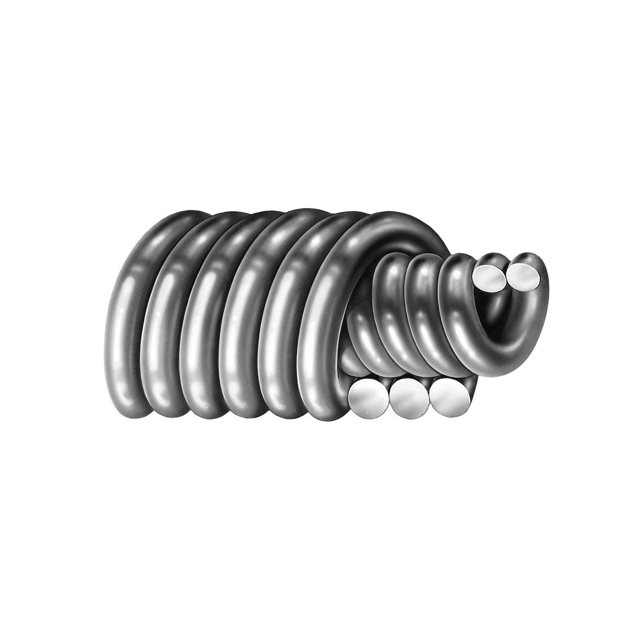 Rohrreinigungsspirale Ø 10mm x 7,5m, mit 30mm Trichterbohrer, ab 70mm Rohr, optionale Verlängerung