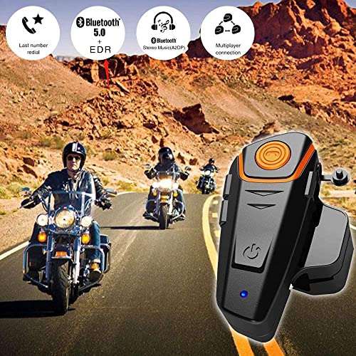 Yaconob Bt-S2Ns Motorcycle Bluetooth Intercom, Snowmobile Helmet Bluetooth Headset, 1000M Helmet Bluetooth Communication System, Connect Up To Three People, Two People Talk At The Same Time (2 Pack) #TOP3