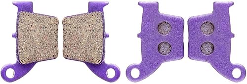 SCITOO FA346 Pastillas de freno para Honda CR125R 2002-2007 Pastillas de freno traseras de fibra de carbono