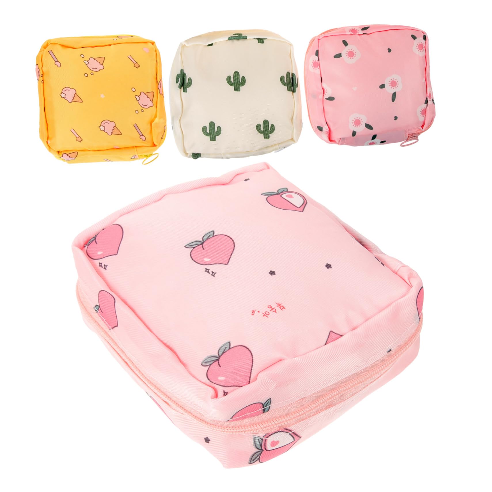 Baluue 16piezas Bolsa De Almacenamiento Para Toallas Sanitarias Estuche Portátil De Menstruación Organizador De Femenina Múltiples