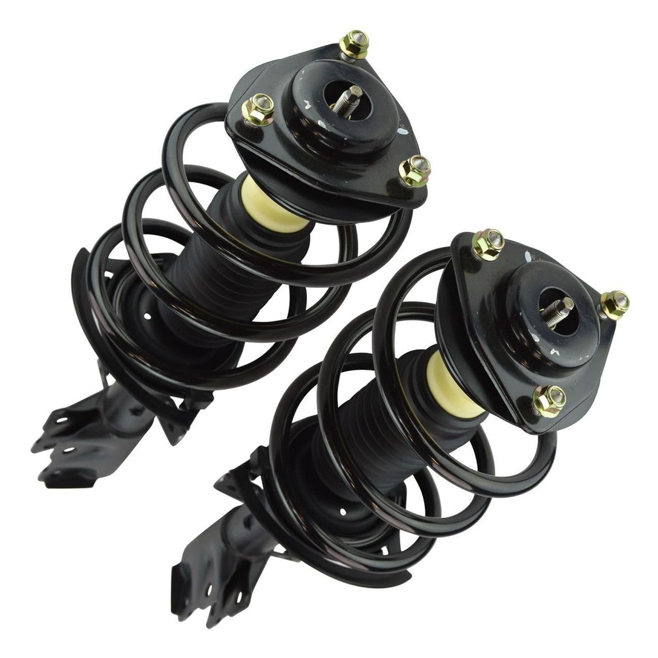 XIOUMAAN 2pcs Suspension Complete Shock Absorber Strut and Spring Set Assembly Front Left Right Loaded Mount for Jeep for Compass 2.0L/2.4L 2011-2015 SCA57309