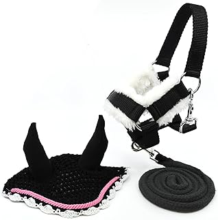 Hobby Horse - Juego de accesorios para actividades de Hobby Horsing, color negro y rosa Para Hobby Horse Tamaño A4 y A3