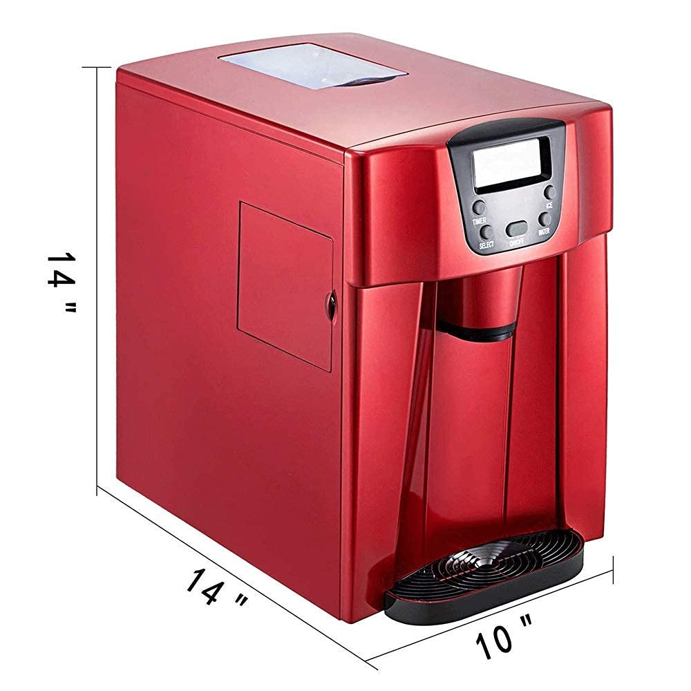 Ice Cube Maker 12kg Stainless Steel 220v Ice Cube Maker Machine 26lbs Ice Making Machine Countertop Compact Clear Ice Cubes For Kitchen Home Bars on Fridge.com - View 3
