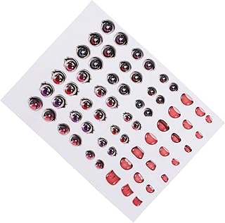 VILLCASE 1 Folha De Adesivos Epóxi Para Os Olhos Bichos De Pelúcia Bichos De Pelúcia Brinquedos De Pelúcia Furret Pelúcia Chucky Brinquedo De Pelúcia Fazendo Olhos Boneca Estatueta