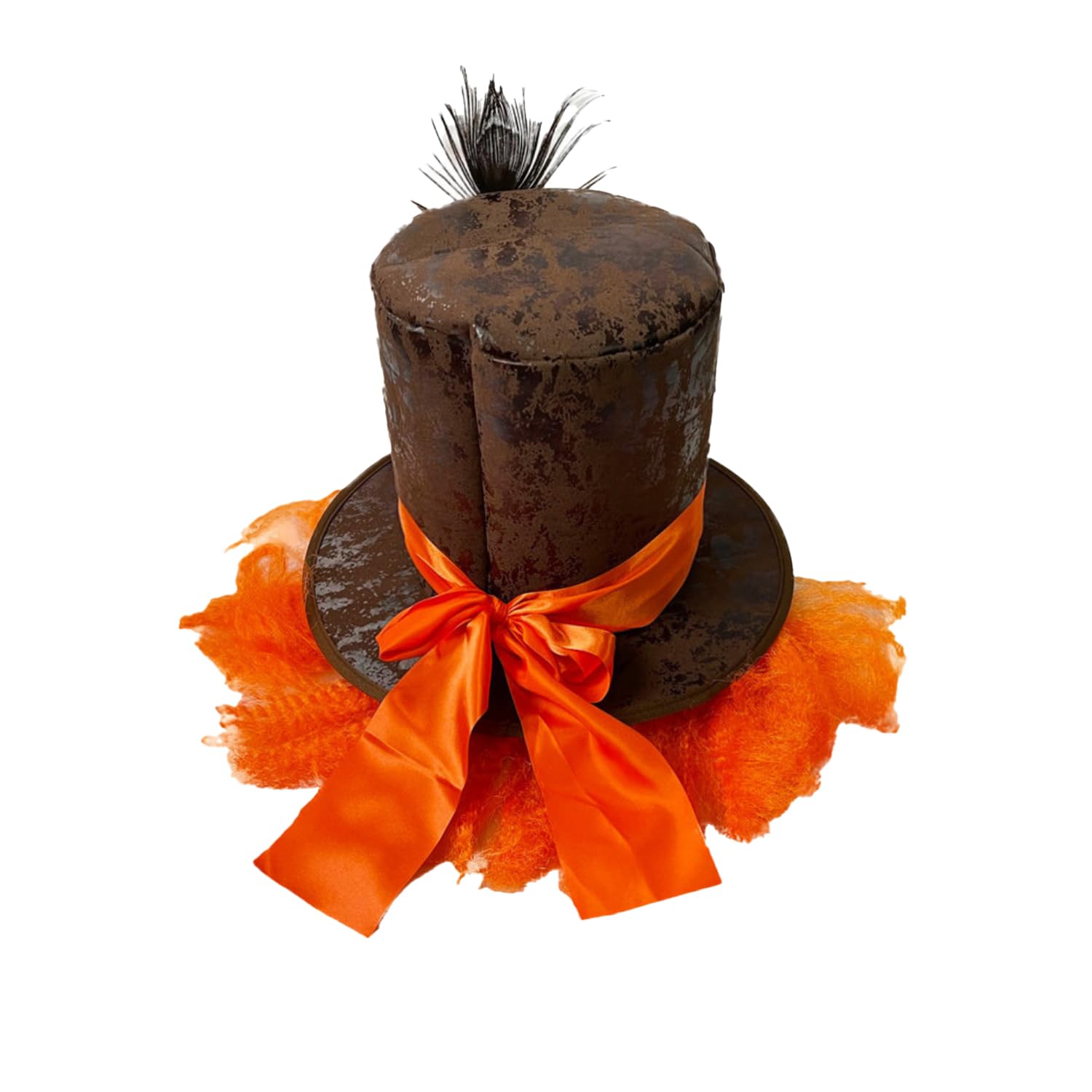 RmKbe Mad Hatter Hat Alice In Wonderland Mad Hatter Hat Mad Tea Party Fairytale Fancy Dress Cylinder Crazy Hatter Adult Dress Up Hats