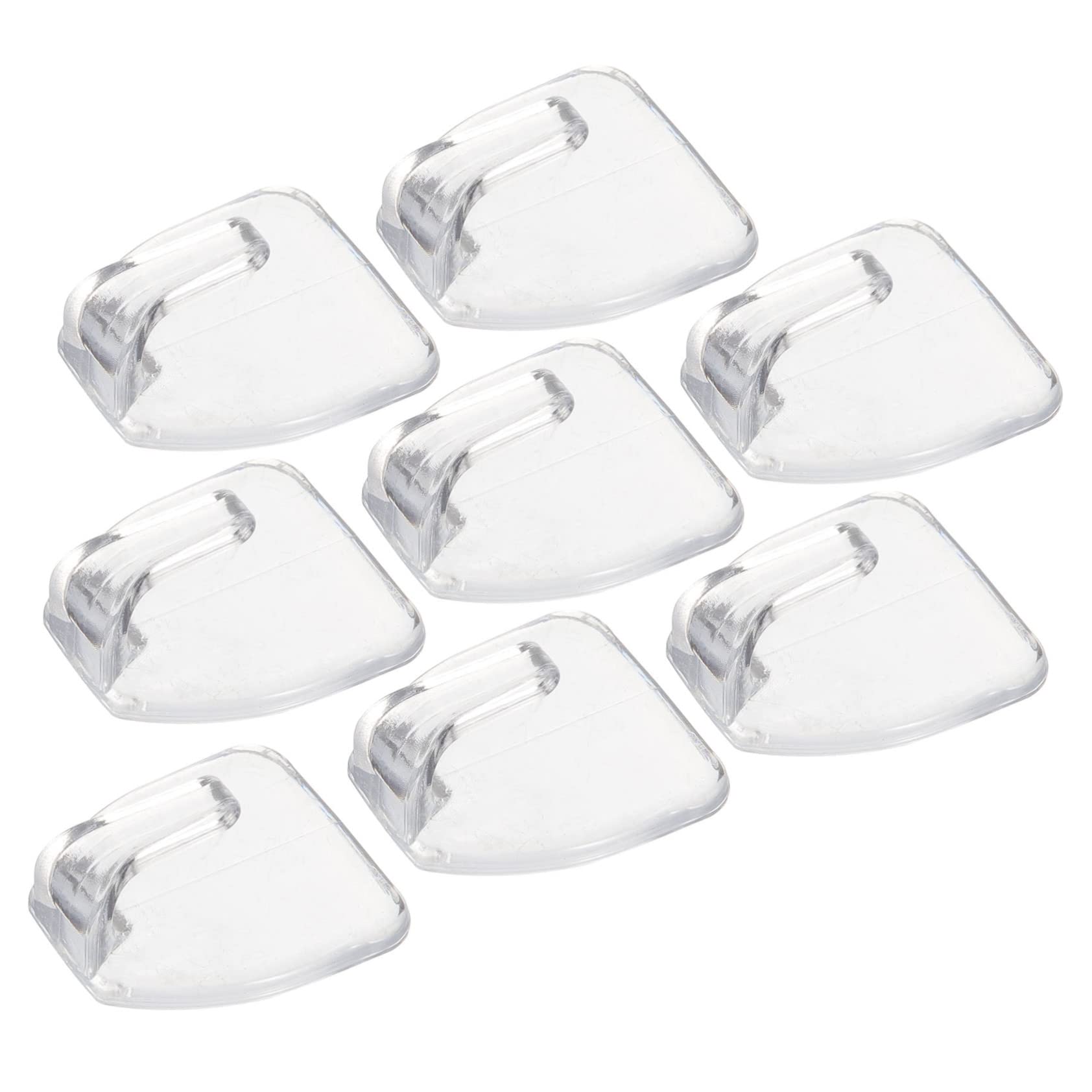 Angoily 40piezas Ganchos Adhesivos Transparentes Para Pared Ganchos Para Toallas y Accesorios Baño y Cocina Resistente y Para Superficies Lisas