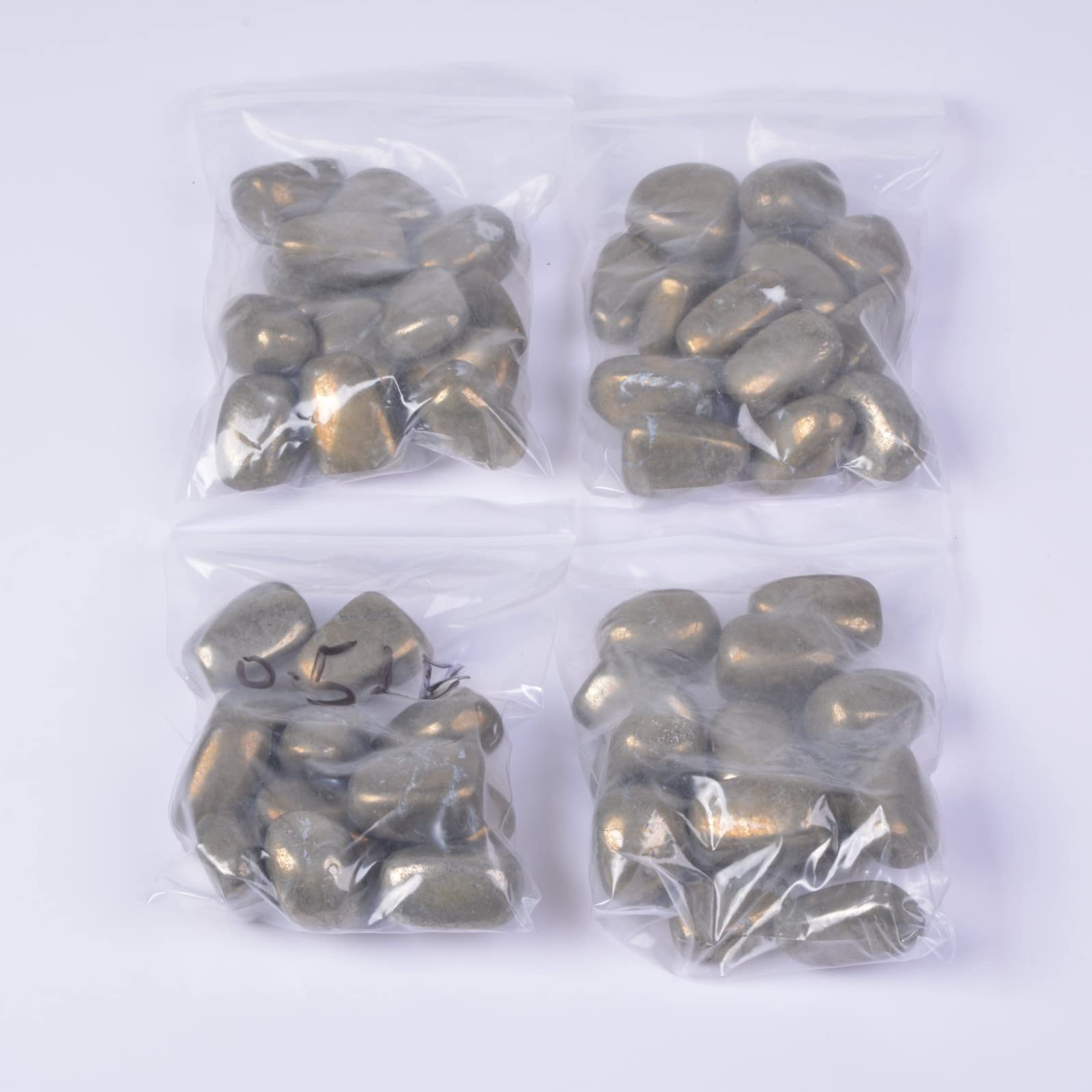 Justinstones 1/2LB Large Citrine Raw Stones - Natural Healing Crystal Specimens, Pocket Stones, Worry Stones