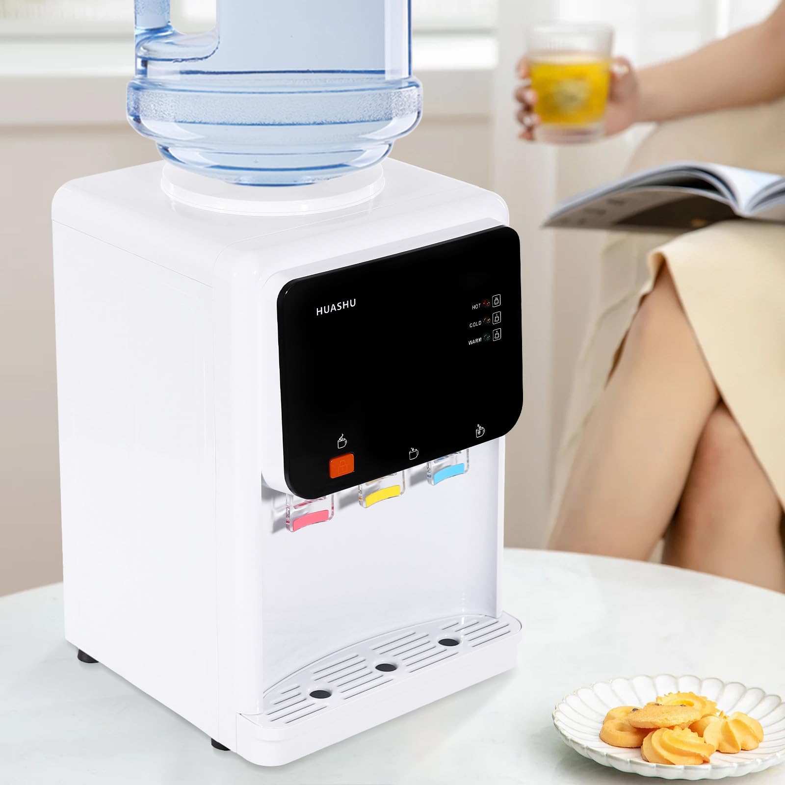 Distributore elettrico di acqua fredda per palestre, cucine, uffici