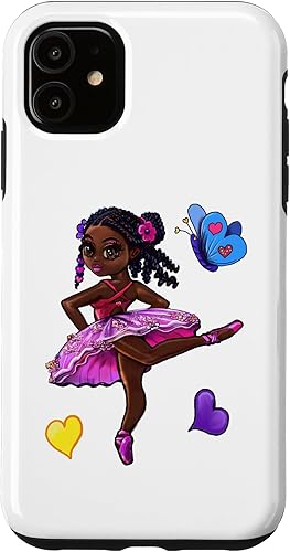 Miniatura 10 de iPhone 14 Plus African American Ballerina Melanin Girls Love Dance Ballet Case