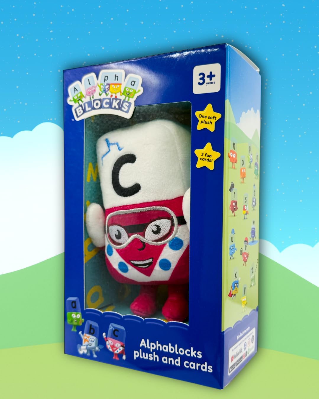 Antertoys Alphablocks Plush & Cards (Alphablocks C)