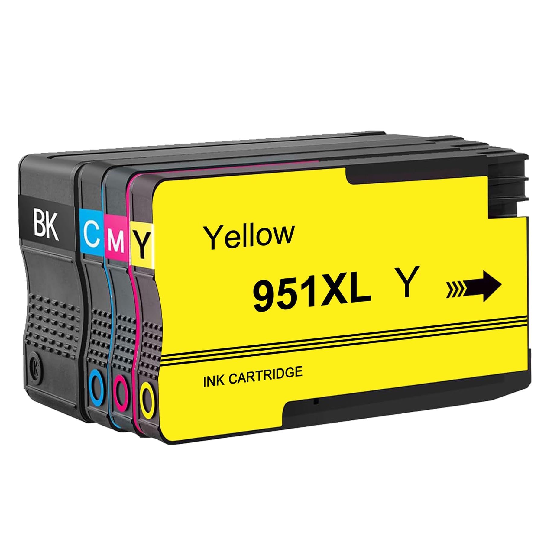 950XL 951XL Ink Cartridge Combo Pack Replacement for HP 950 951 Ink Cartridge Combo Pack(4-Pack, Black Cyan Magenta Yellow) Work for OfficeJet Pro